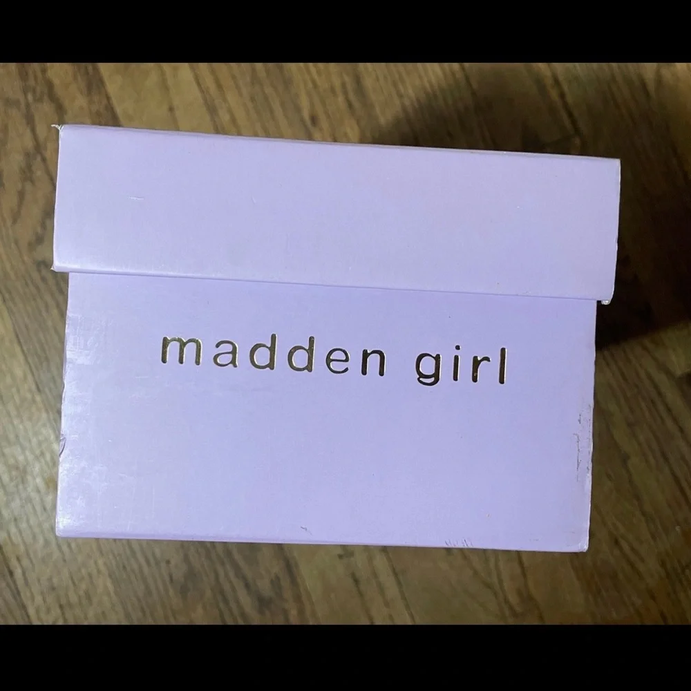 Madden Girl Pastel Purple Empty Storage Shoe Box